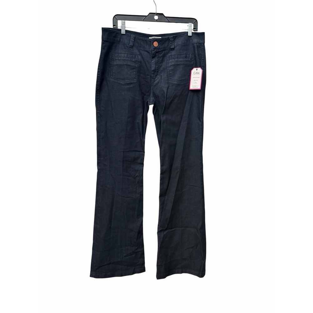 CABI Jeans Women's Size 12L TALL #146R Farrah Trouser Flare 34x34 Stretch #EF4-4